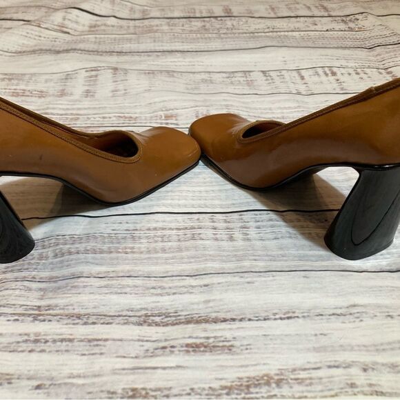 Mainframe Retro Women’s Chunky Heels 70s style 90s shoes size 6 Square Toe - Picture 12 of 14